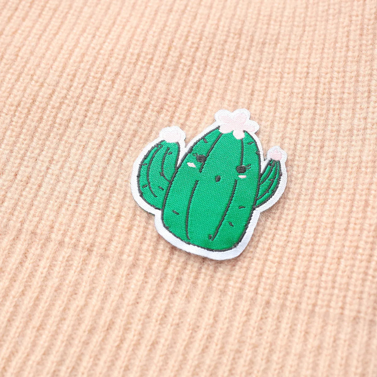 100% Cashmere Cozy Cactus Beanie