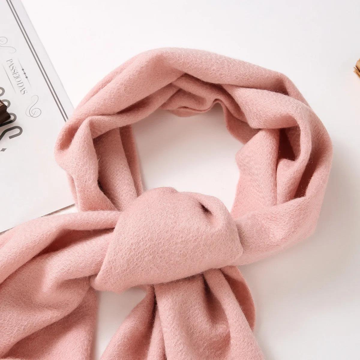 100% Cashmere Plain Scarves