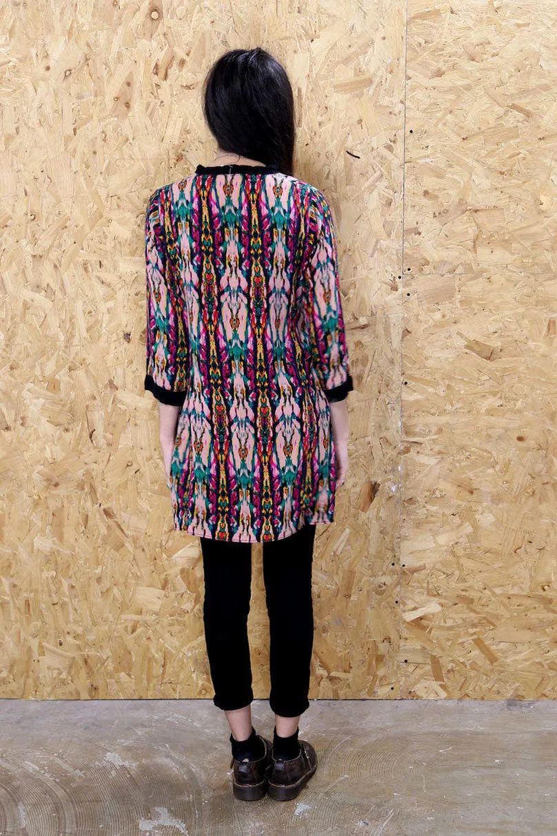 70s Printed Boho Tunic