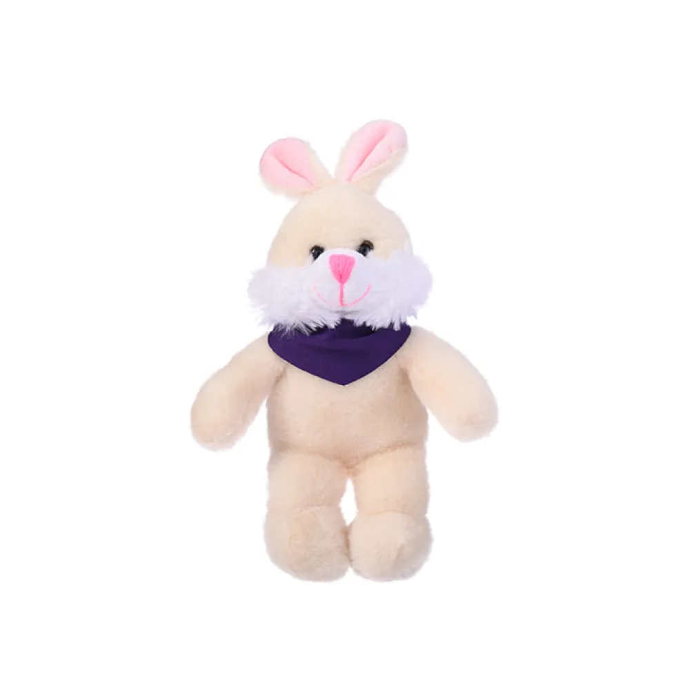 8" & 12" Soft Plush Bunny with Bandana