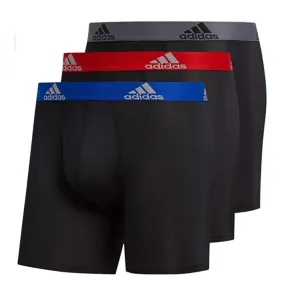 Adidas Men’s Performance 3-Pack Boxer Brief Underwear 5152378 BLACK/RED/ROYAL