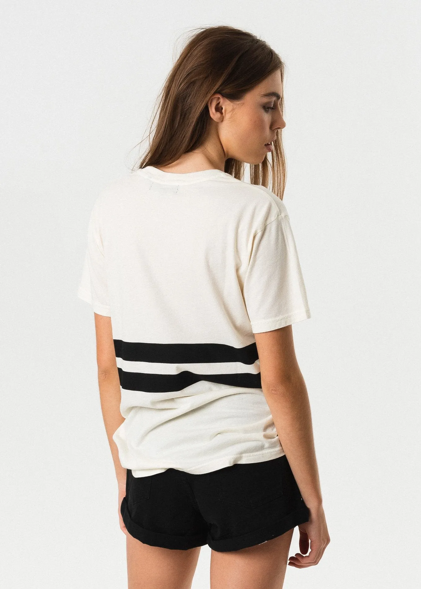 Afends Womens Tracks - Boyfriend Fit Tee