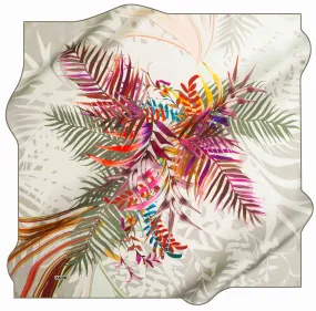 Aker Nature Green Silk Scarf Nalada