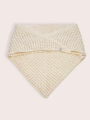 Amayi Alpaca - Crochet Wrap Scarf Cream