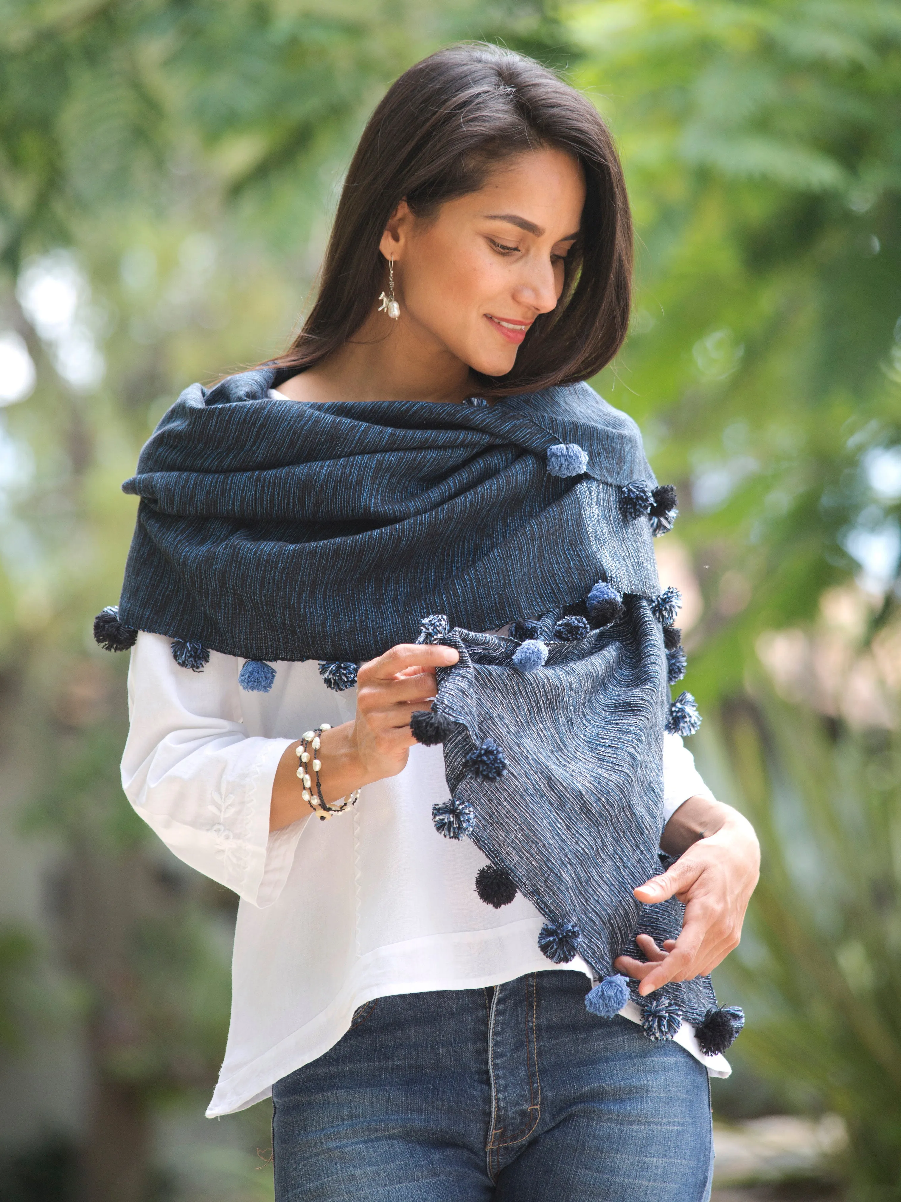 Ana Pompom Scarf