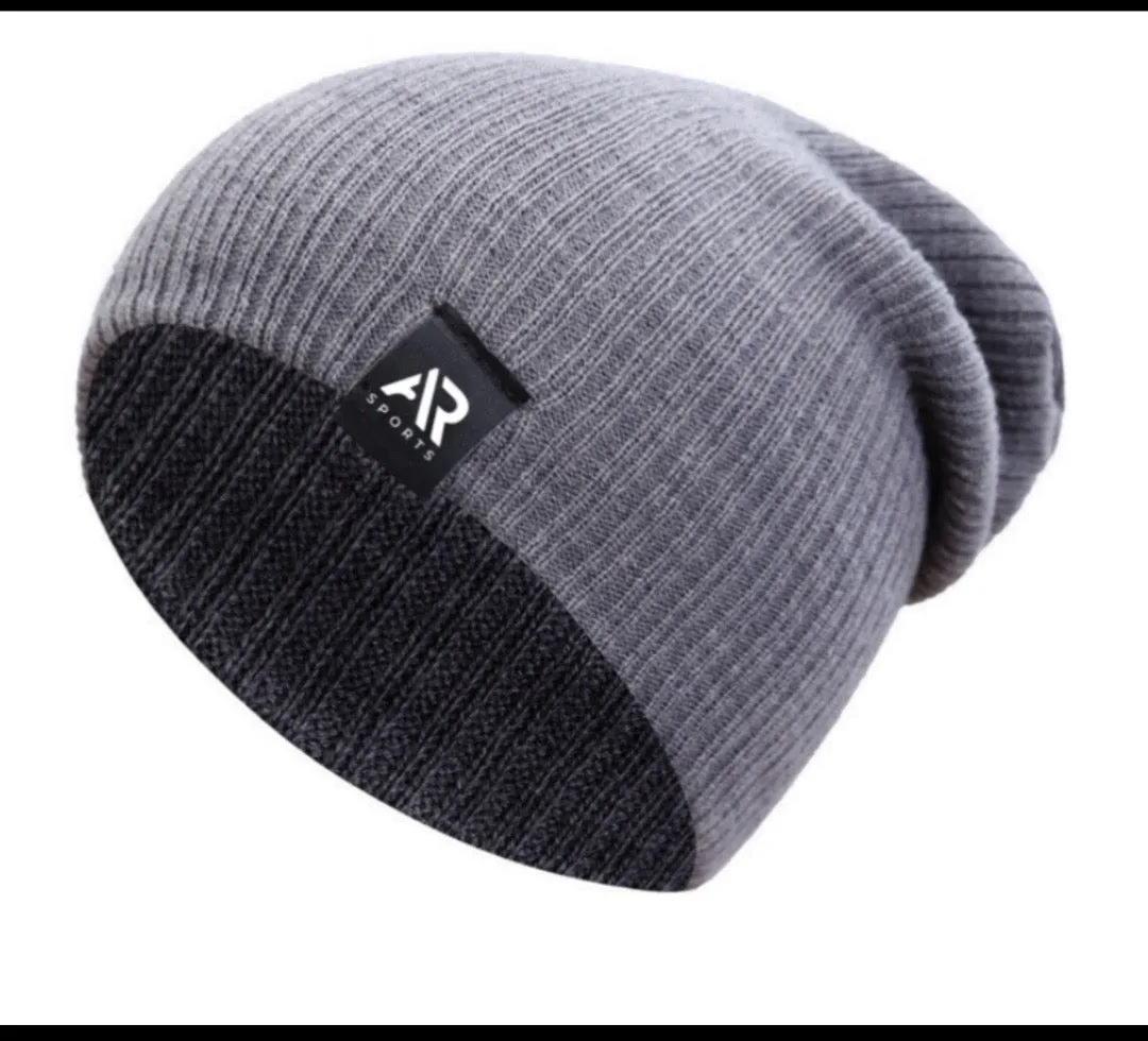 AR Sportswear AR Logo men's Winter Fashion Beanie Hat