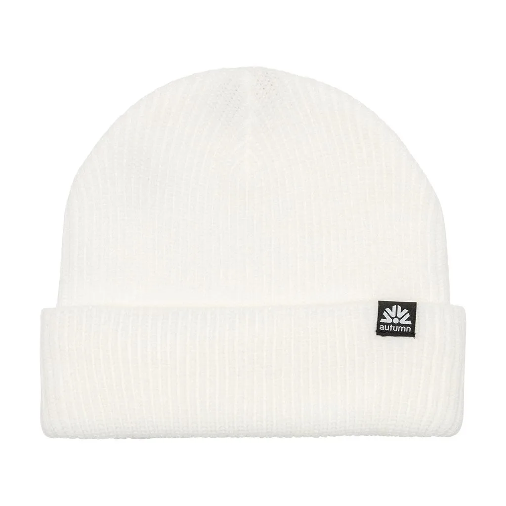 Autumn Simple Beanie - White