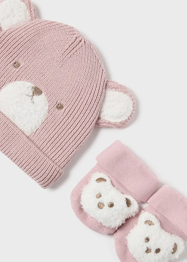 Baby Bear Hat & Sock Set