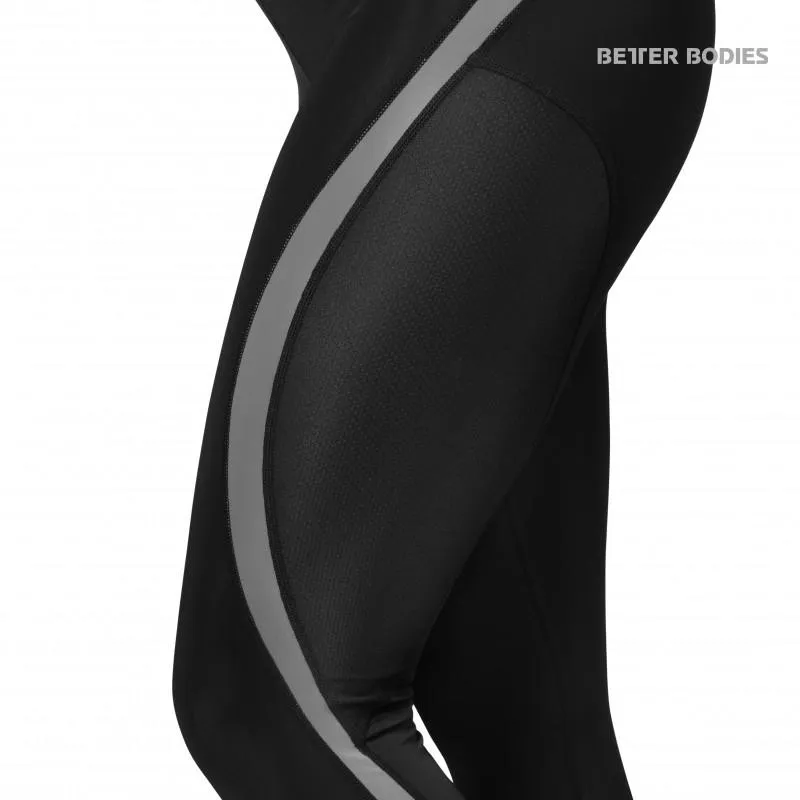 Better Bodies Curve Tights - Black-Grey