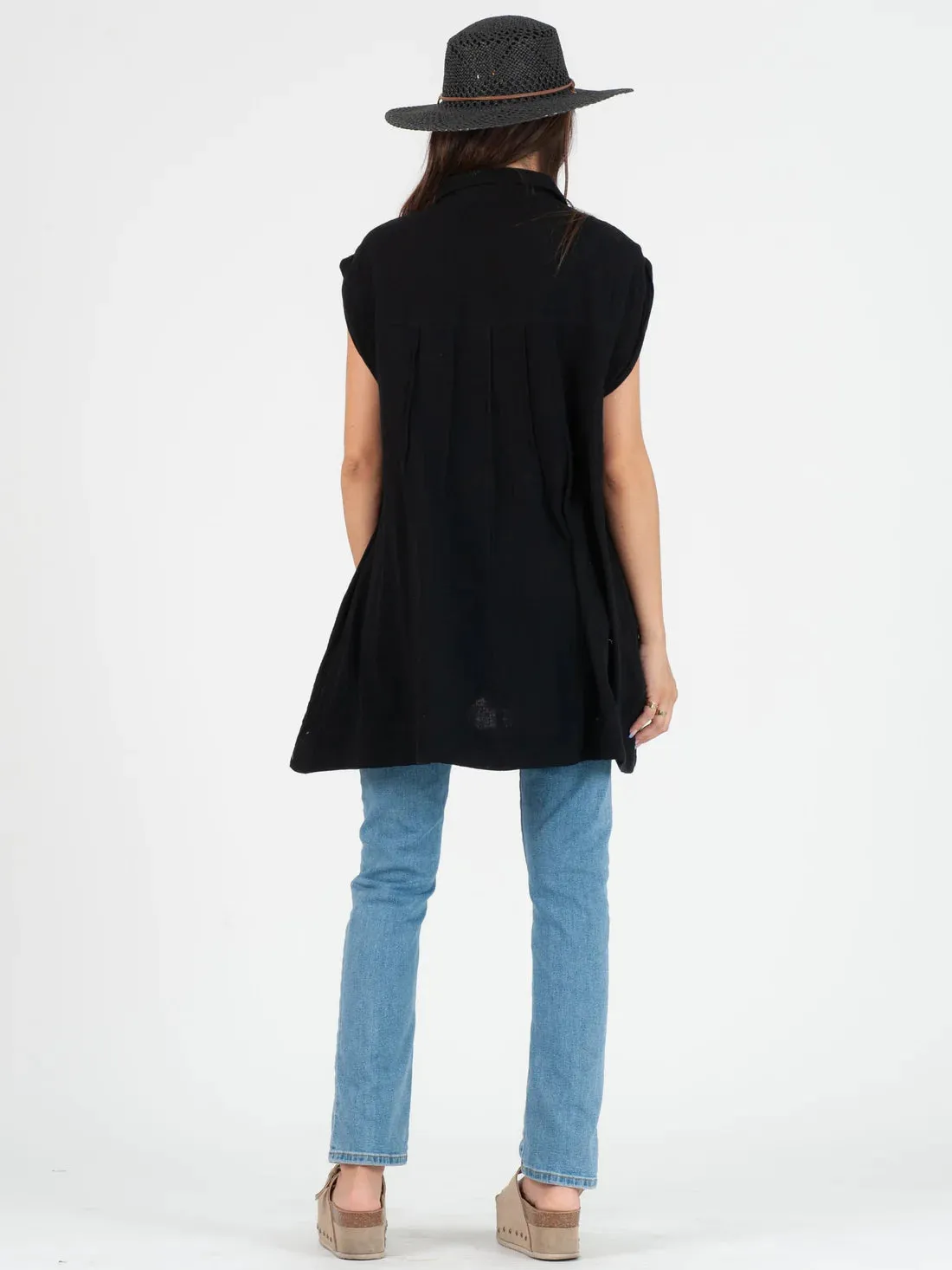 Black Gabriela Tunic Dress