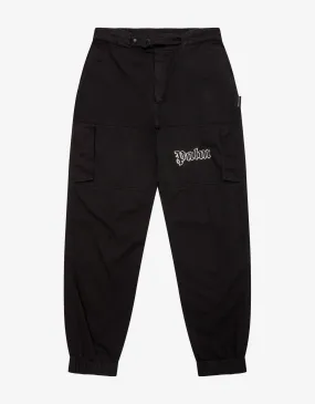 Black Logo Cargo Pants