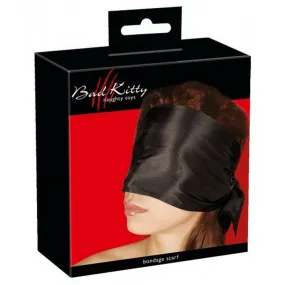 Black Satin Blindfold