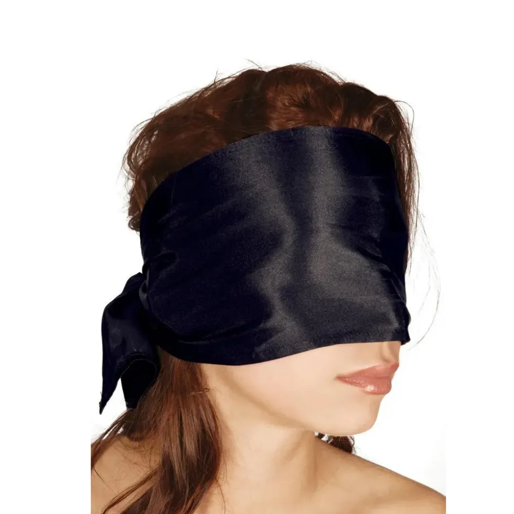 Black Satin Blindfold