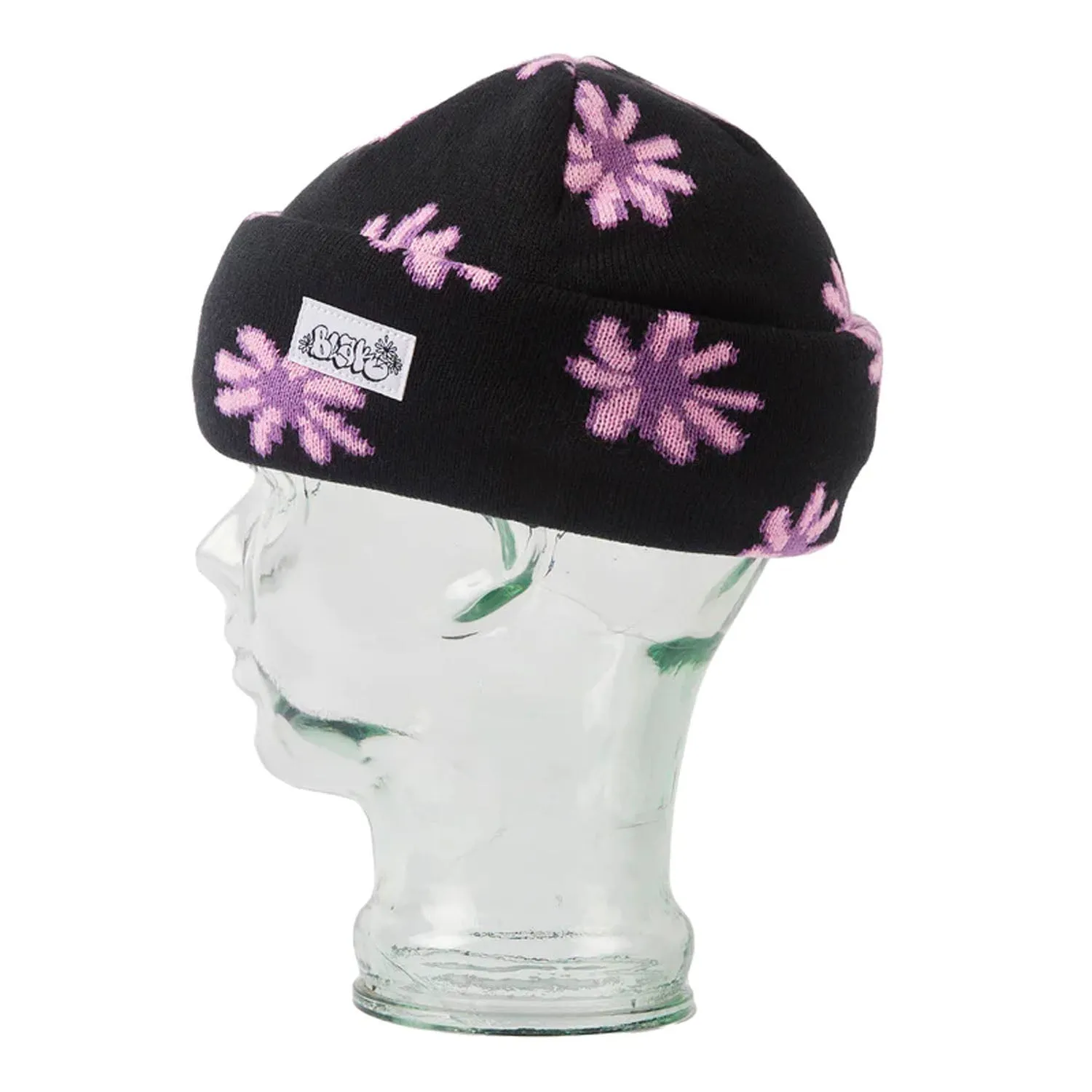 Blak Flower Power Beanie