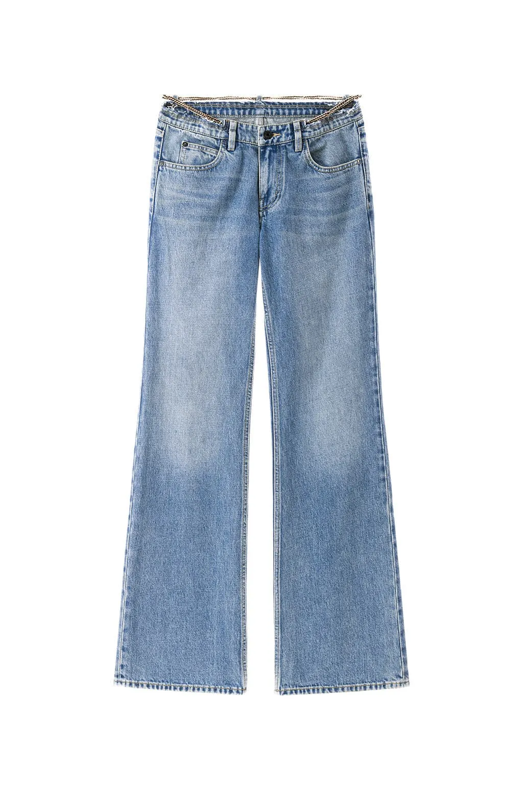 Bootcut Jeans With Waist Chain