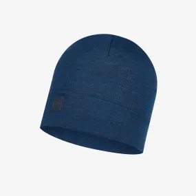 Buff Merino Heavyweight Beanie Solid Denim Cap