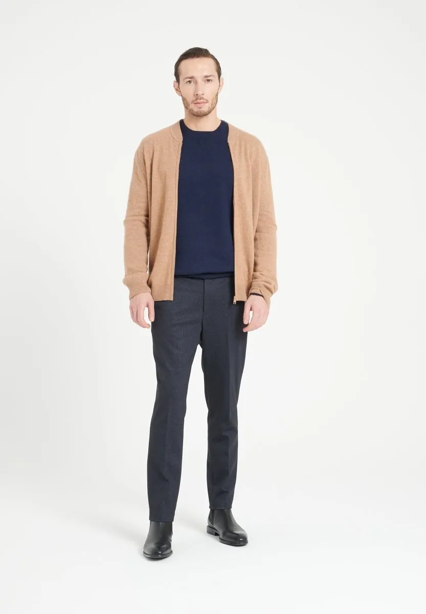 Cardigan cachemire camel homme - LUKE 10