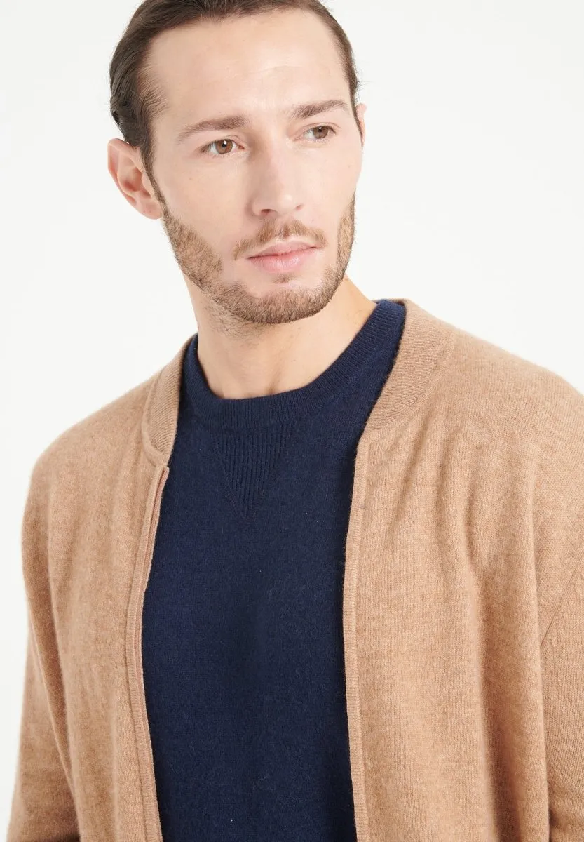 Cardigan cachemire camel homme - LUKE 10