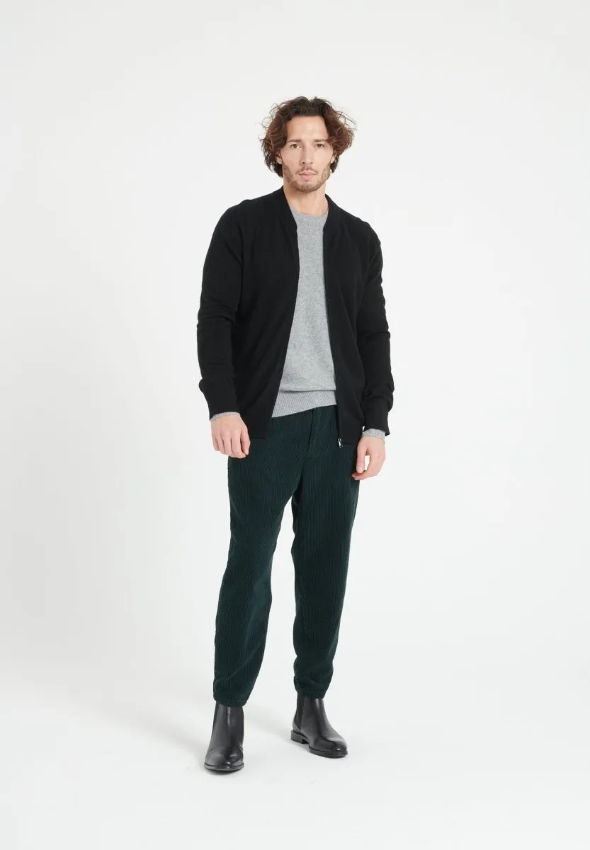 Cardigan cachemire noir homme - LUKE 10