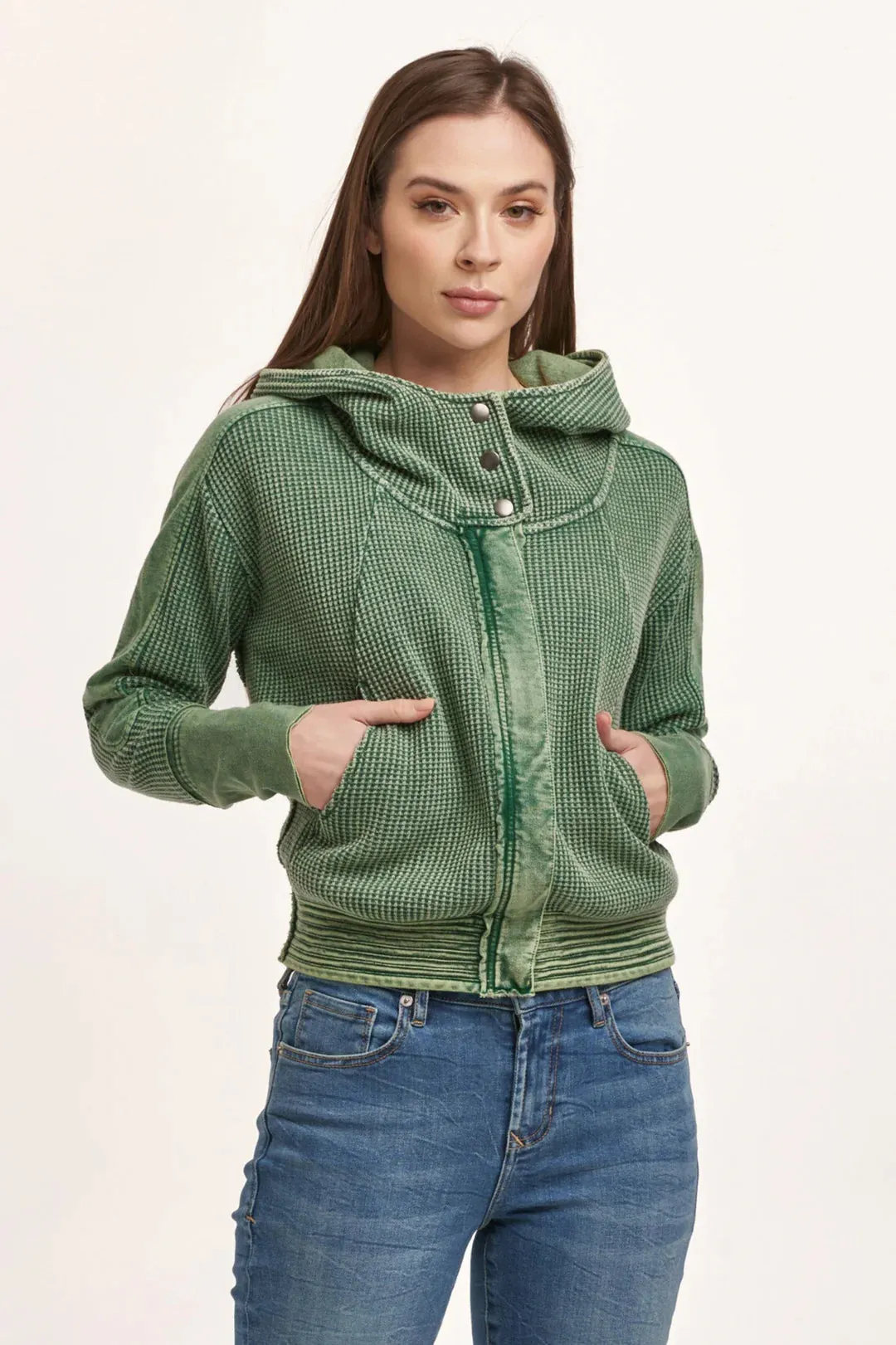 Carly Zip Up Long Sleeve Jacket