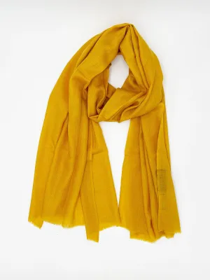 Cashmere Scarf - YELLOW