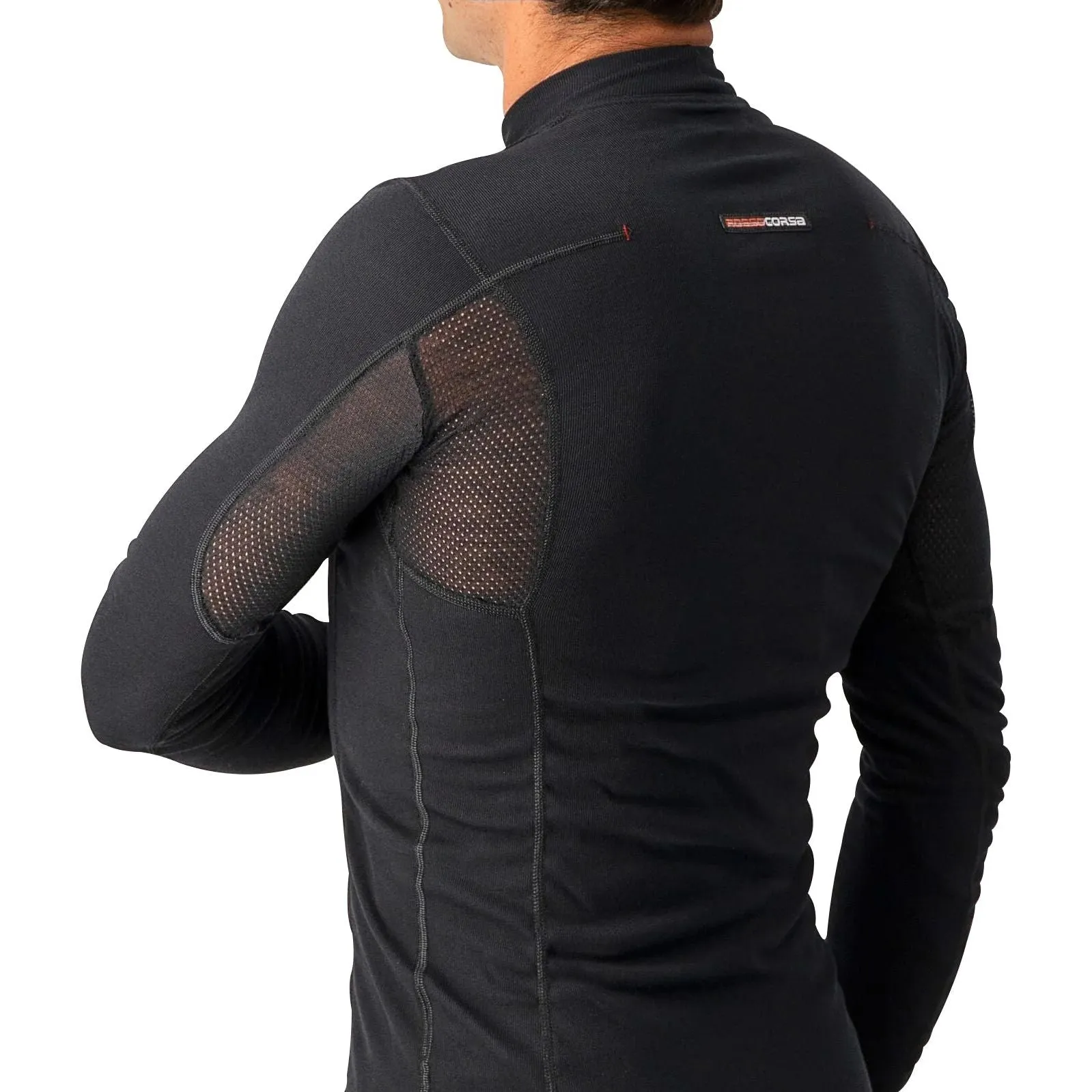 Castelli Flanders Warm Long Sleeve Mens Cycling Base Layer - Black