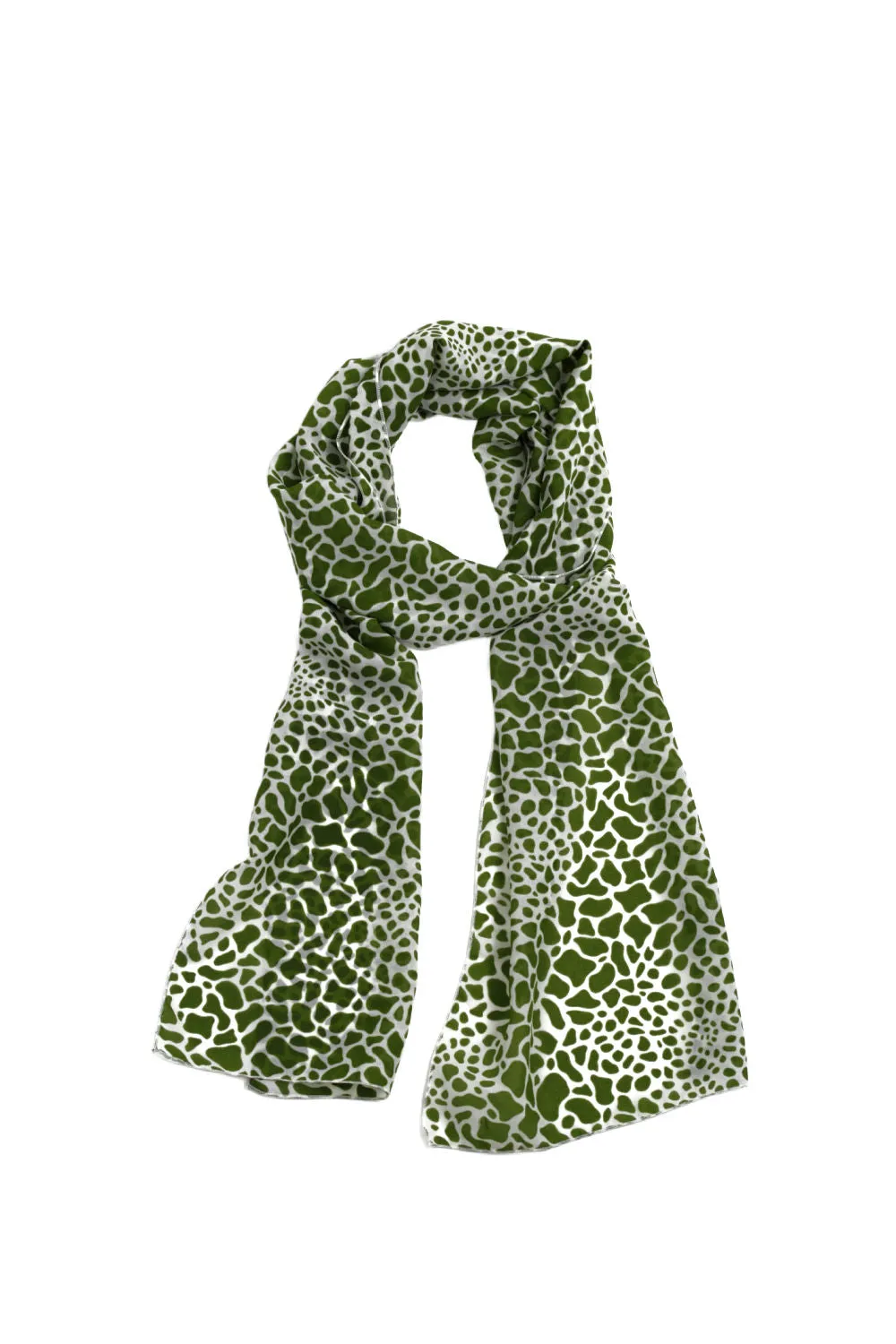 Chiffon Leopard Print Scarf