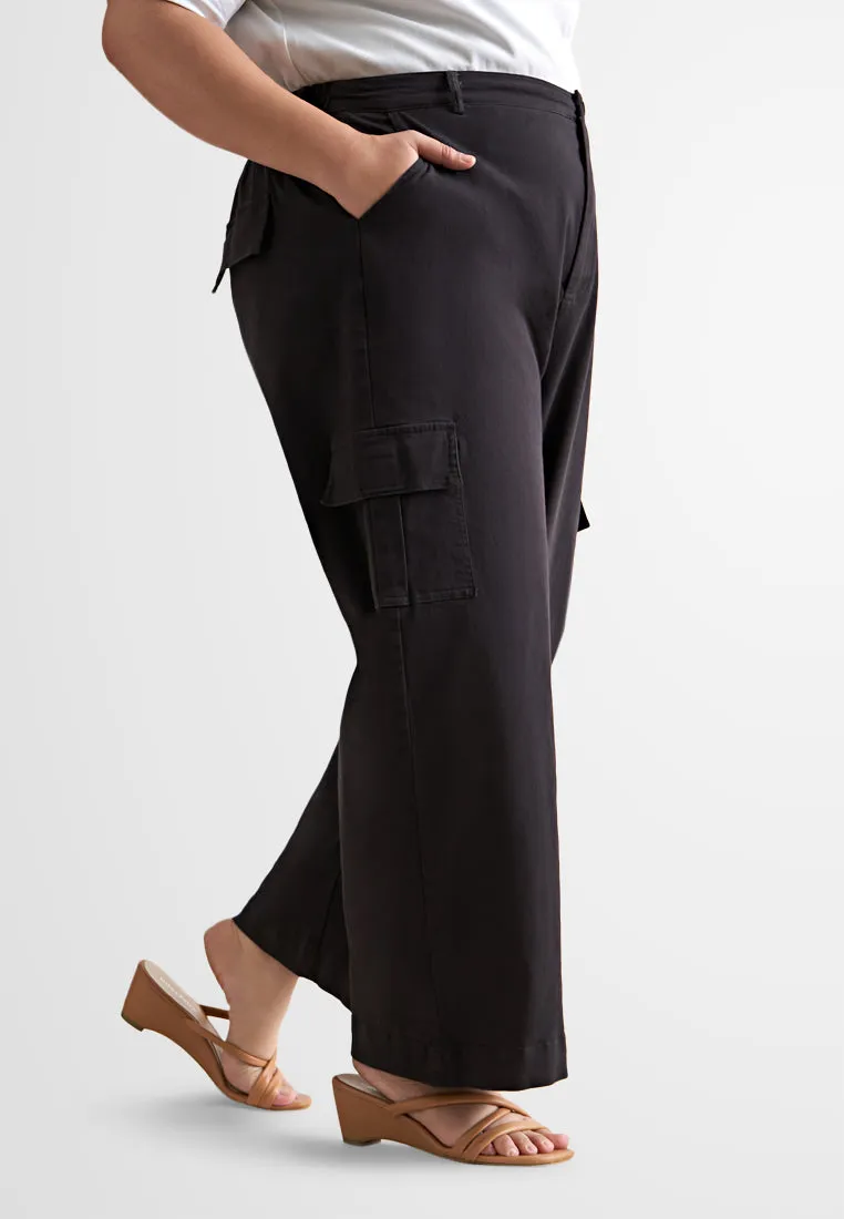 Chloe Wide Leg Pocket Cargo Pants