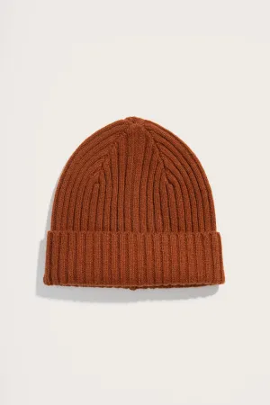 Chunky Ribbed Beanie / Sienna