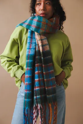 CHUNKY SMALL PLAID SCARF