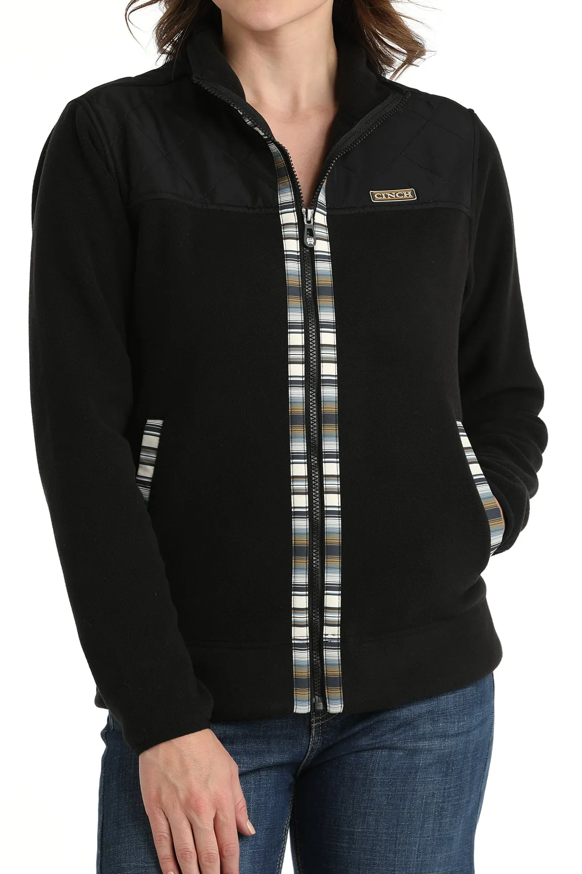 Cinch Women's Black Fleece Jacket