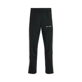 Classic Logo Track Pants in Black/Off White