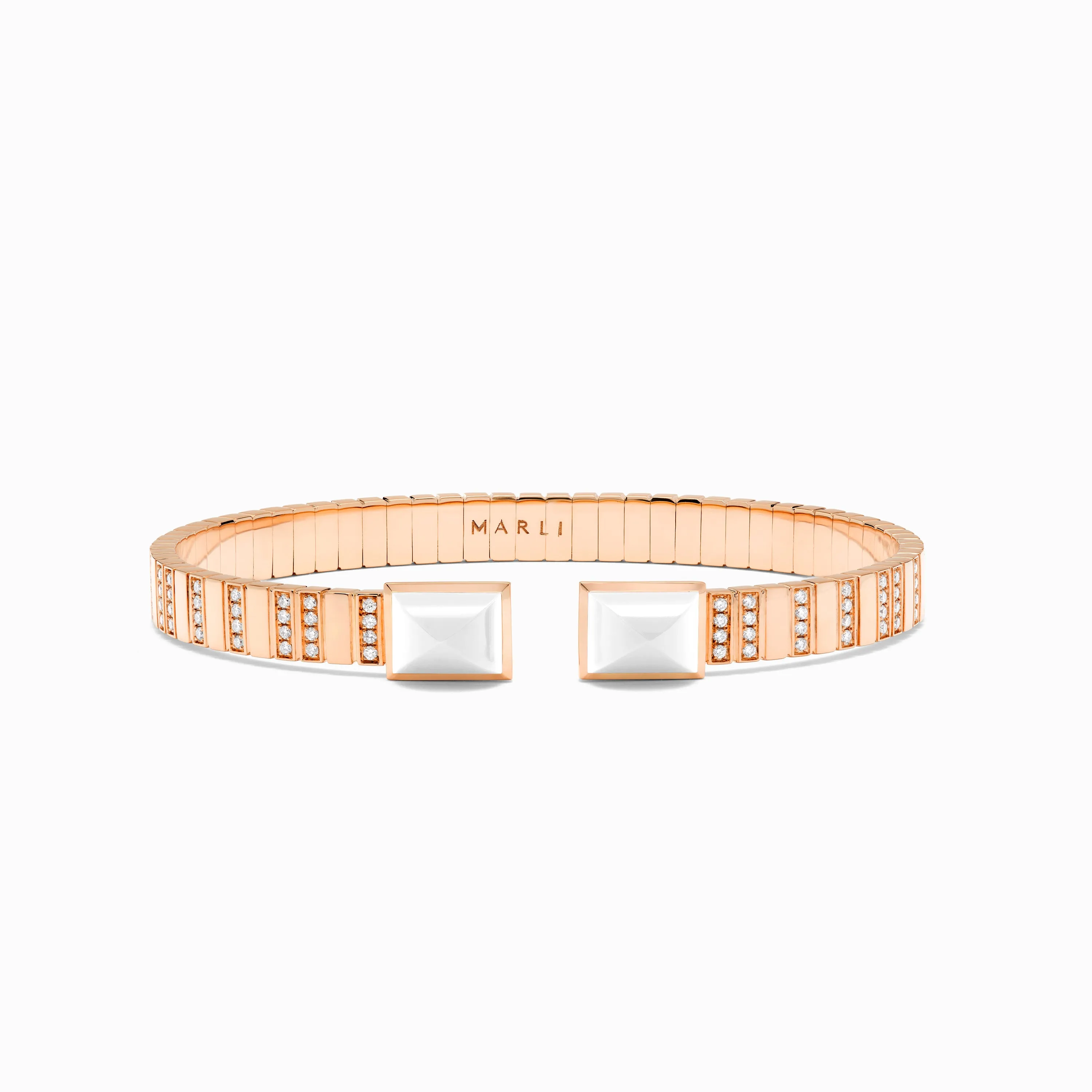 Cleo 2 Link Diamond Slip-On Bracelet