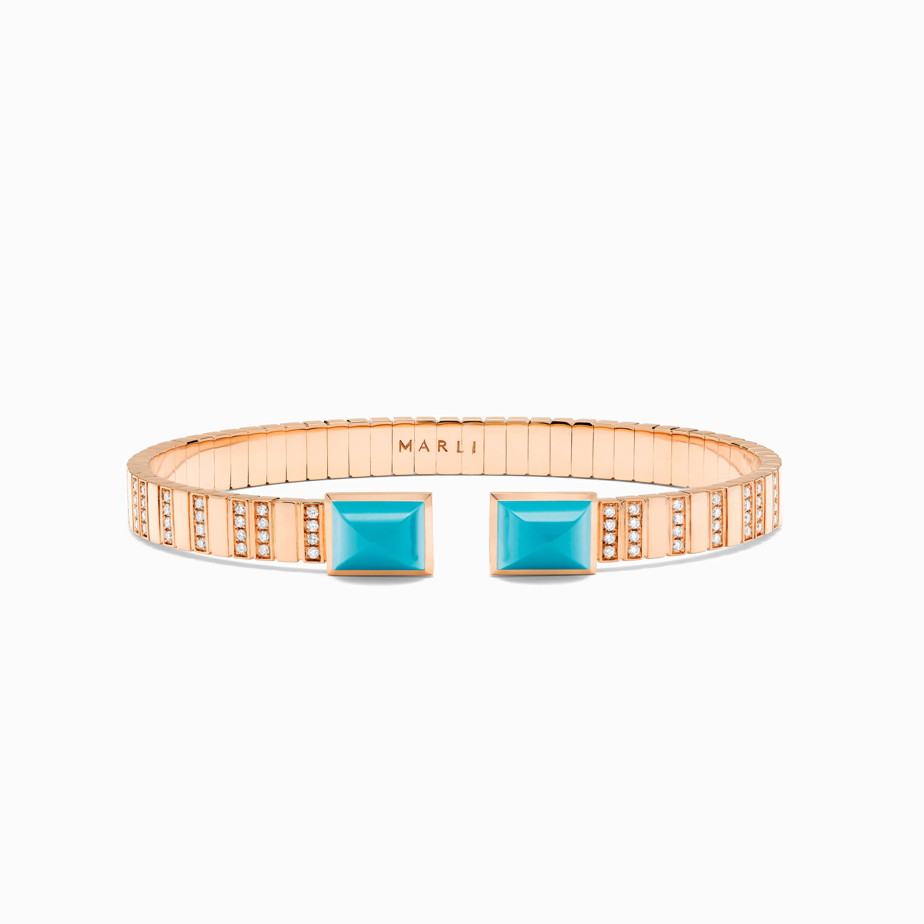 Cleo 2 Link Diamond Slip-On Bracelet