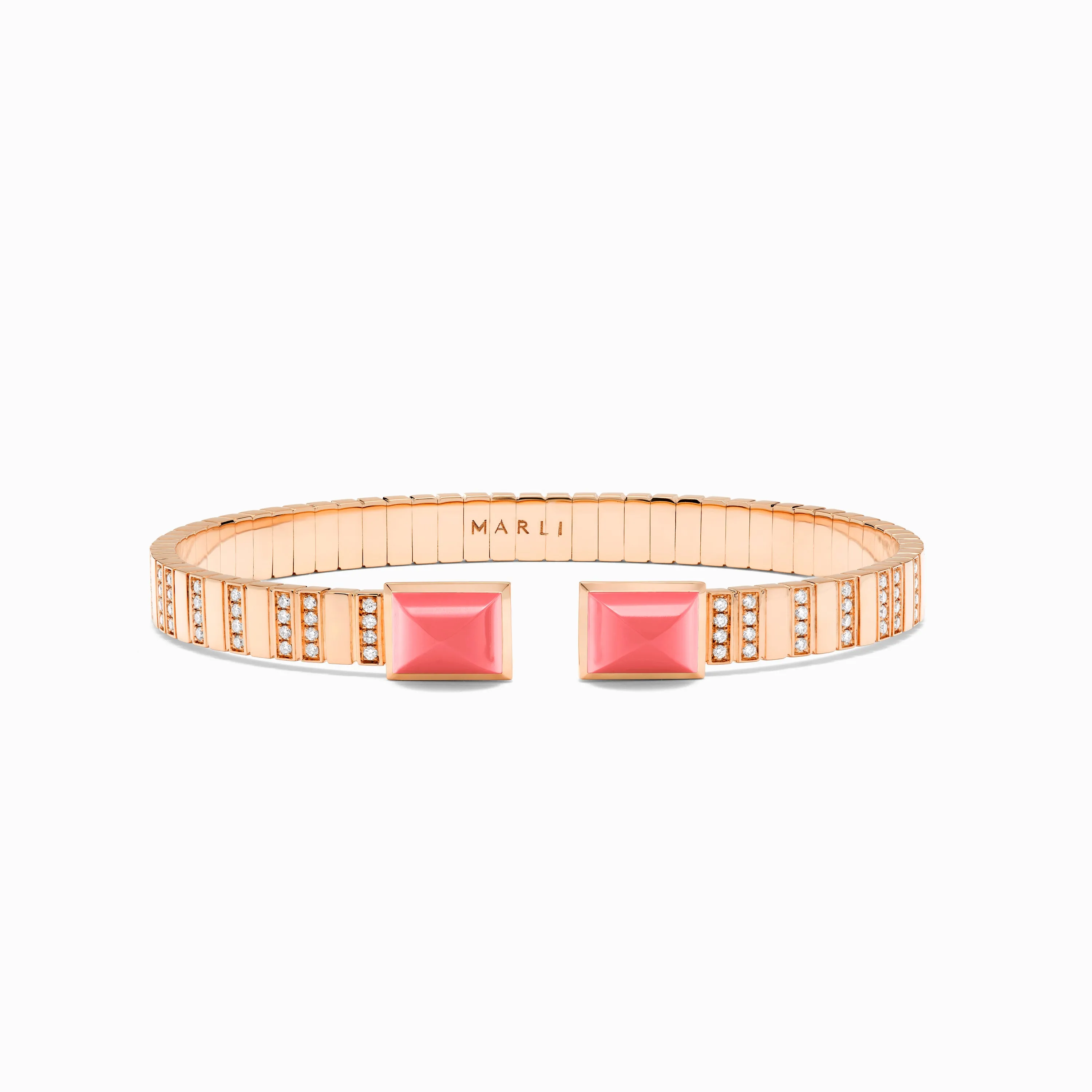 Cleo 2 Link Diamond Slip-On Bracelet