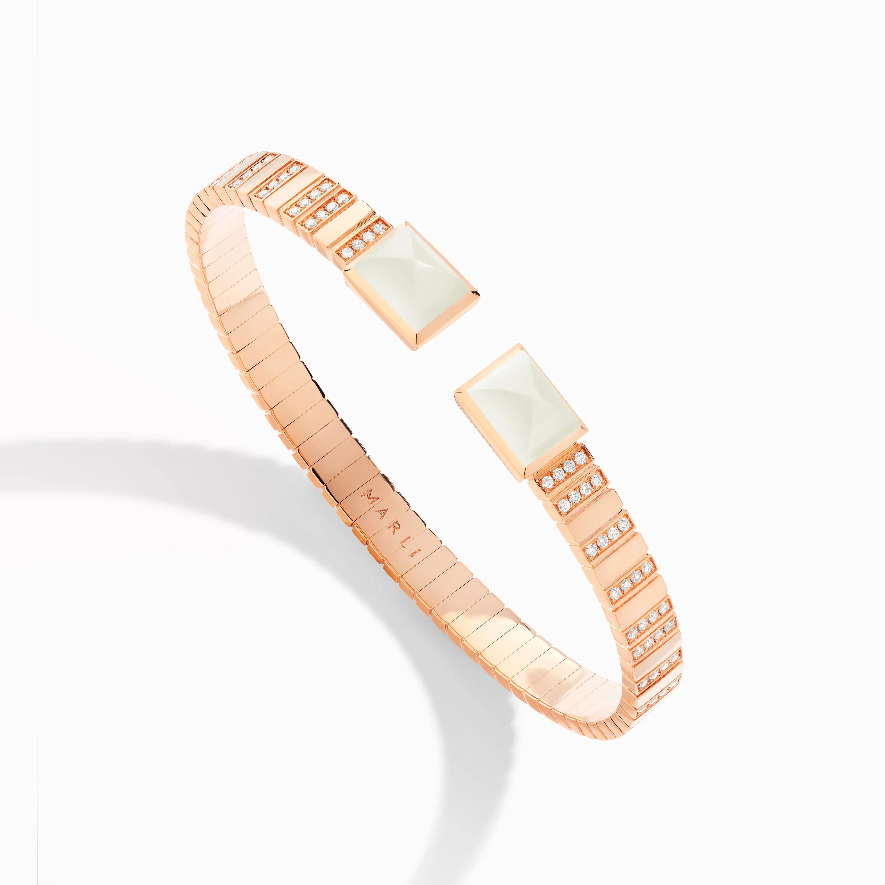 Cleo 2 Link Diamond Slip-On Bracelet