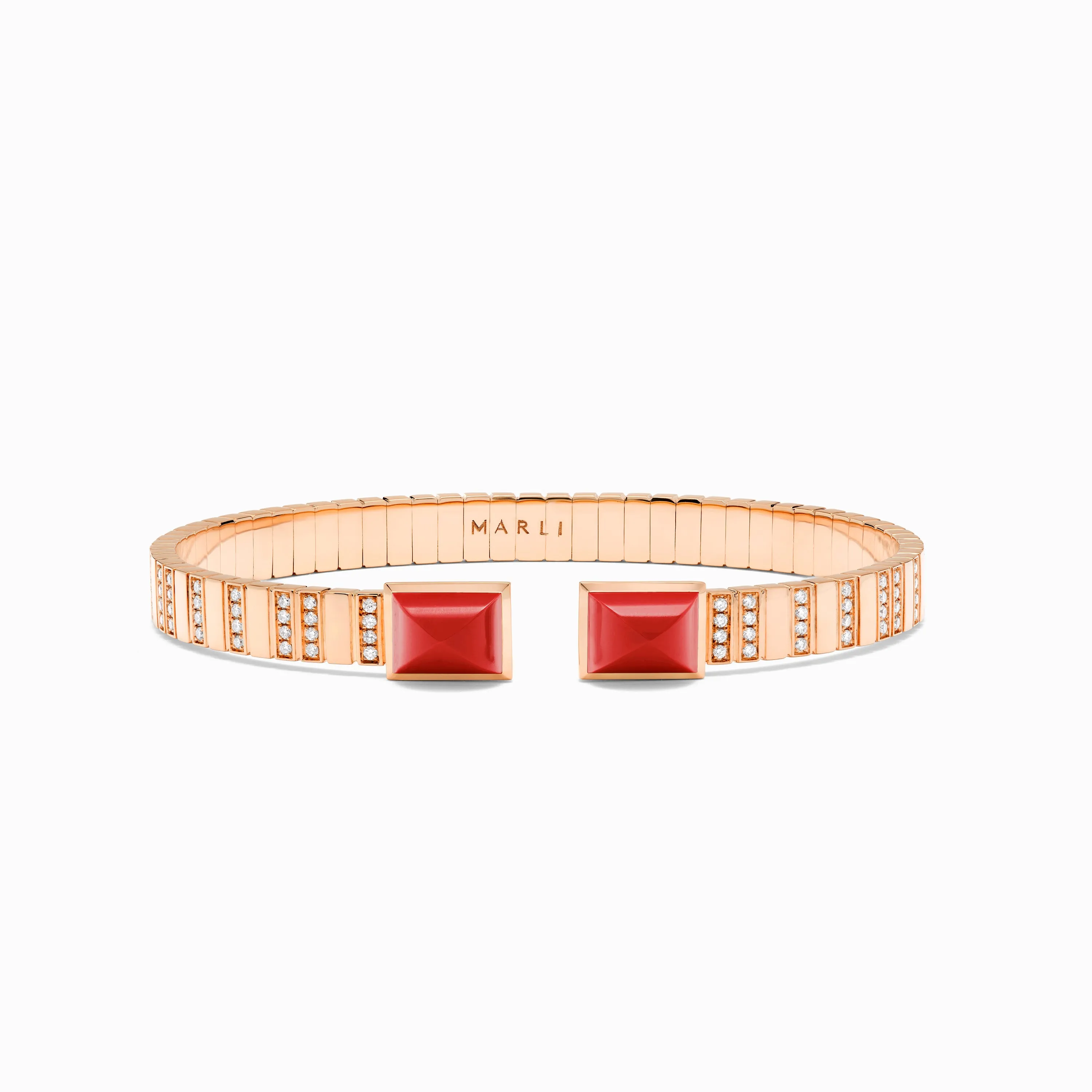 Cleo 2 Link Diamond Slip-On Bracelet