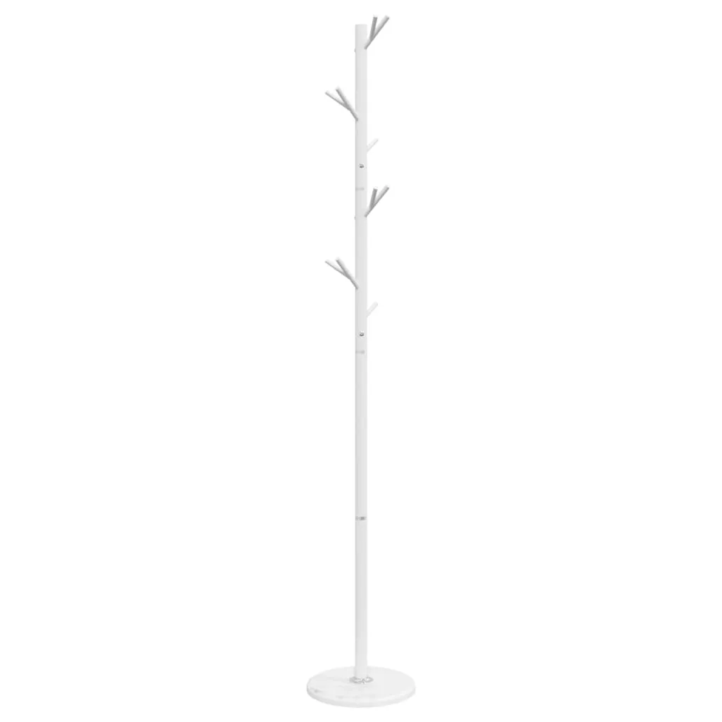 Coat Stand White 175 cm Powder-coated Iron