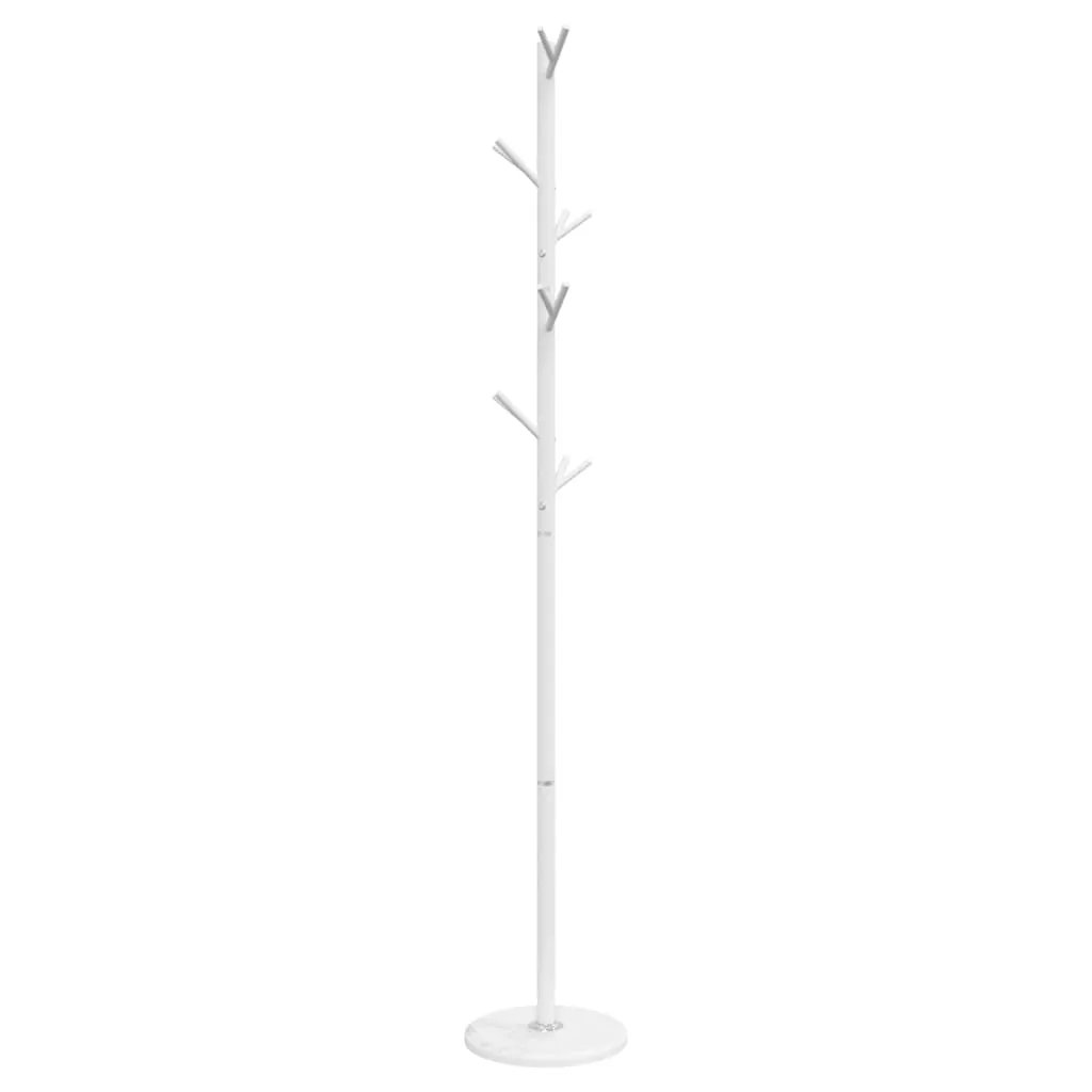 Coat Stand White 175 cm Powder-coated Iron