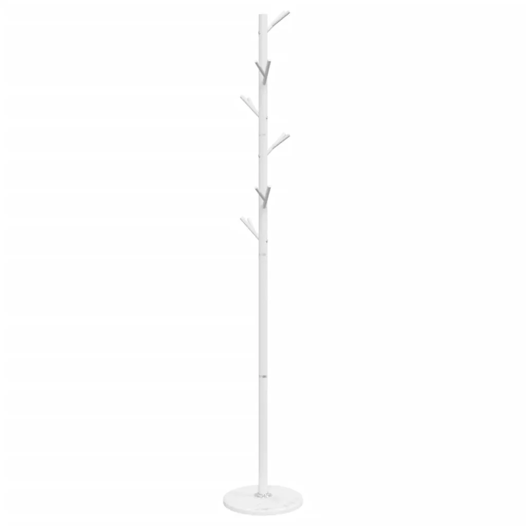 Coat Stand White 175 cm Powder-coated Iron