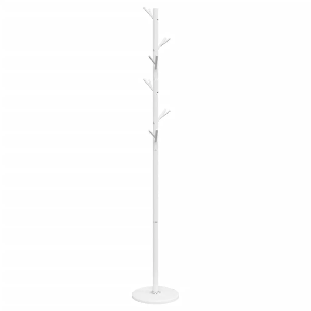 Coat Stand White 175 cm Powder-coated Iron