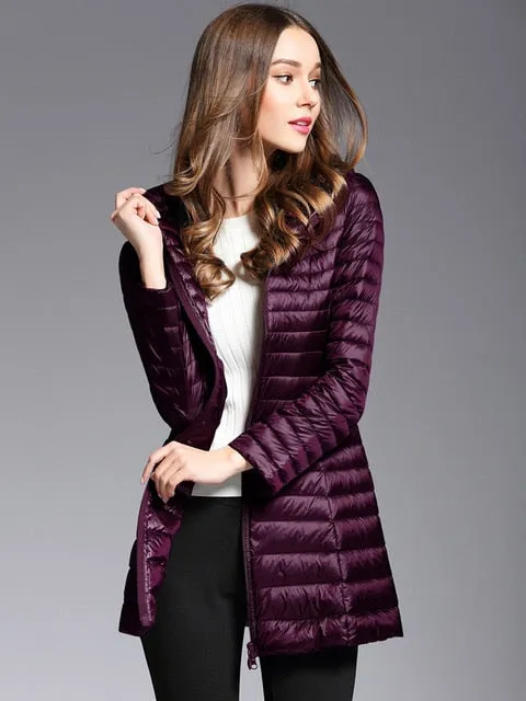 Cold Away Hooded Long Coat