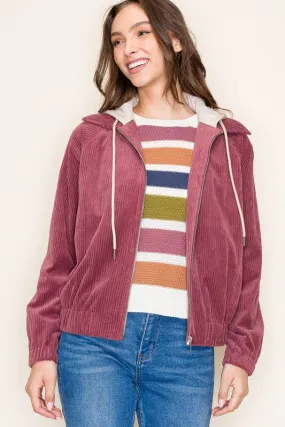 Corduroy Hoodie Jackets - 2 Colors! - FINAL SALE