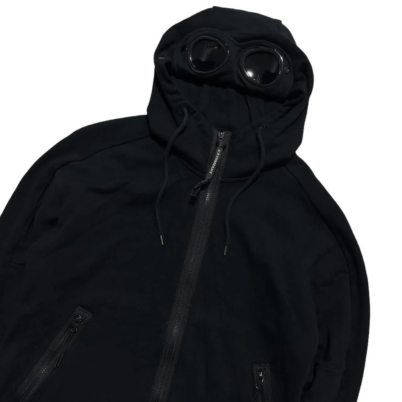 CP Company Black Goggle Hoodie