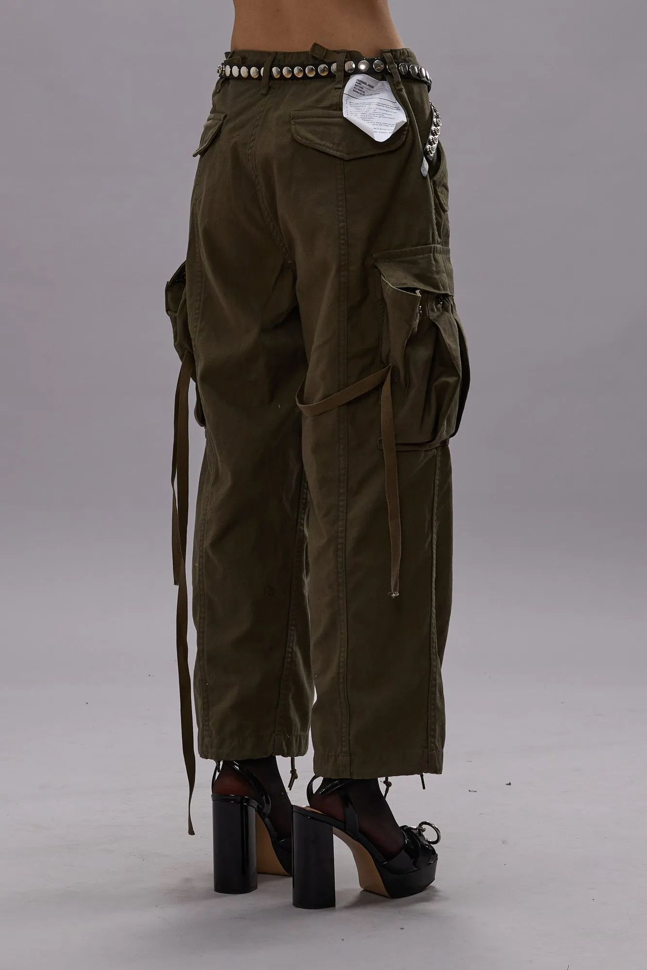 CROPPED CARGO - VINTAGE OLIVE DRAB