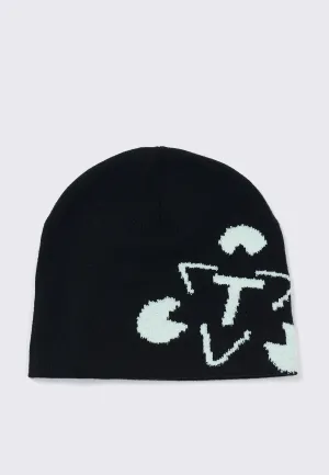 Cuff Beanie - Black/Blue