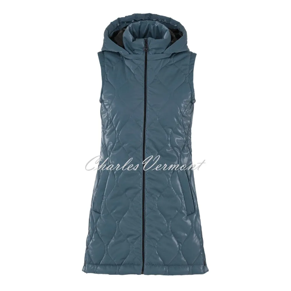 Dolcezza Longline Gilet - Style 73861 (Teal Blue)