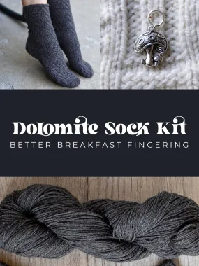 Dolomite Sock Kit <br><small>yarn & knitting pattern kit</small>