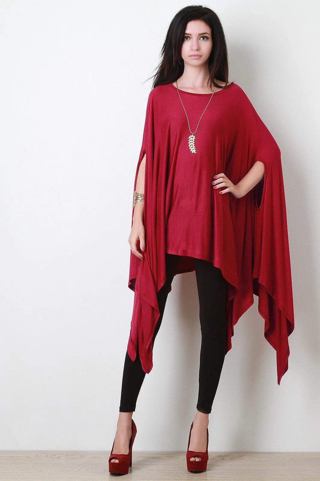 Drape Poncho Top