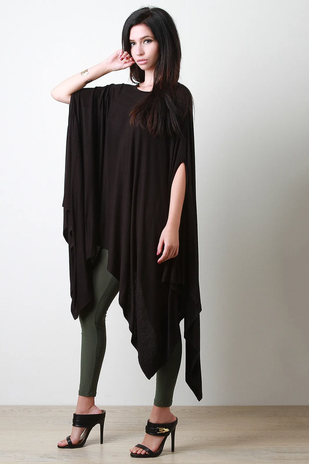 Drape Poncho Top